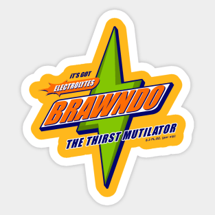 BRAWNDO Sticker